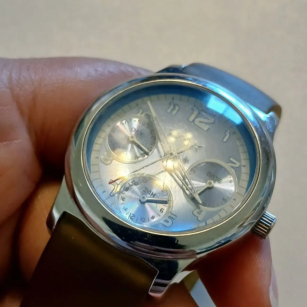 Timex watch running